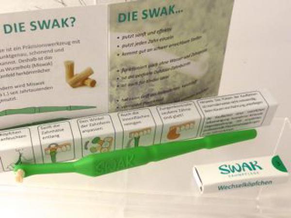 SWAK Set Zahnbürste & Wechselköpfchen 3er Pack